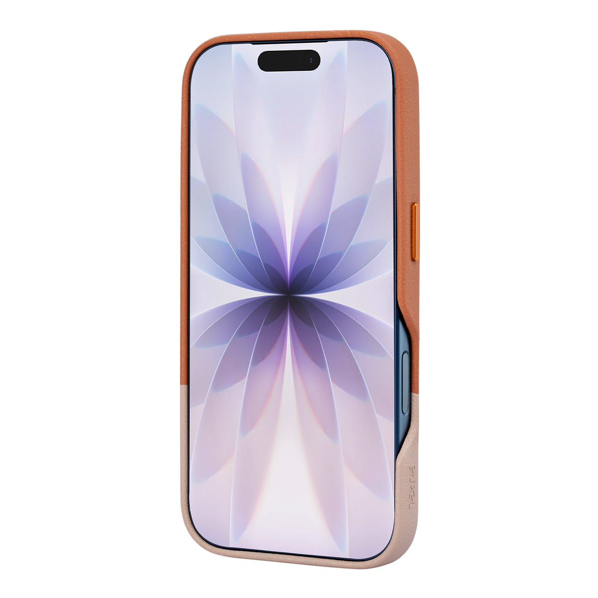Tekne DualTone Vegan Leather Case for iPhone 17 Pro- Brown