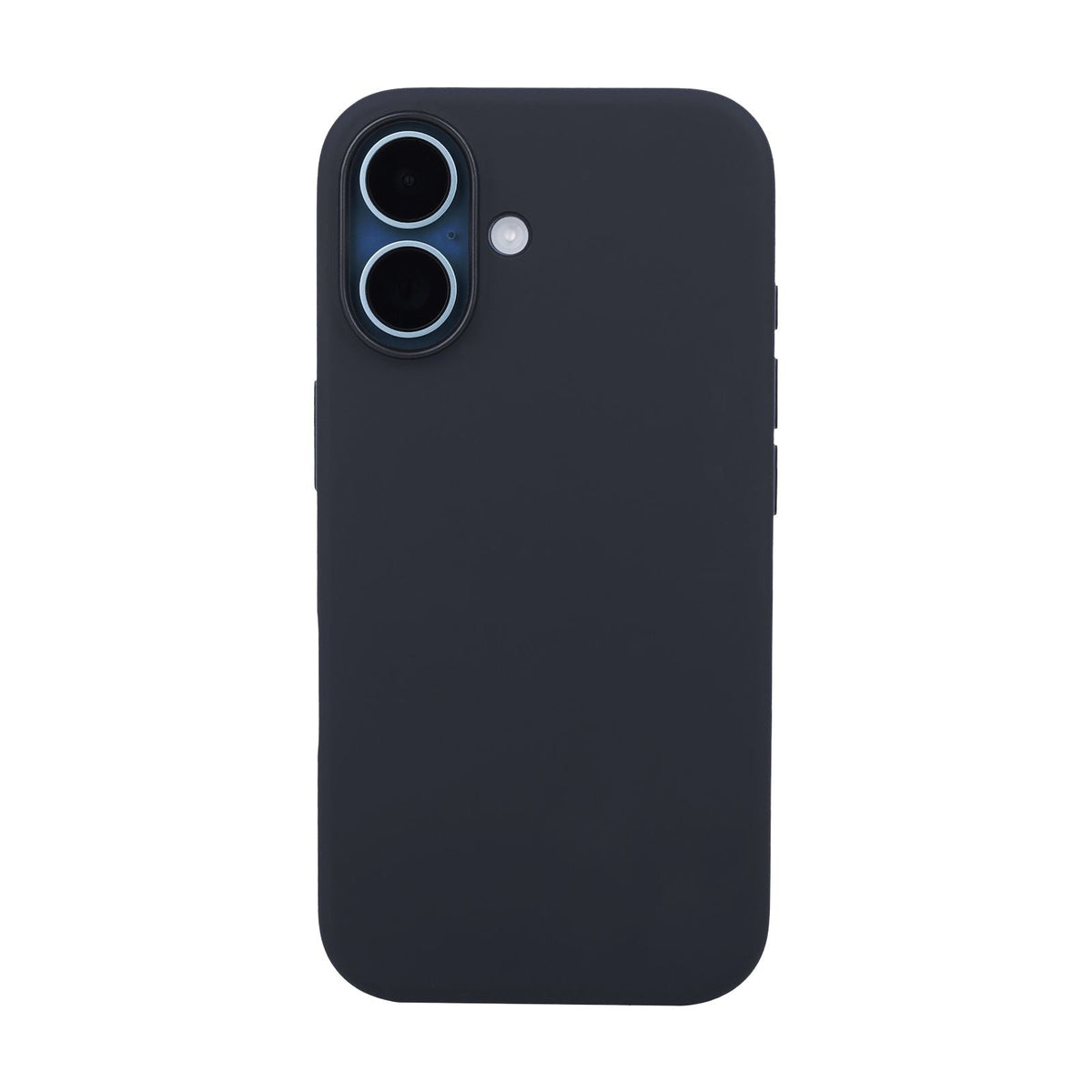 Tekne Silicone Case for iPhone 16 | Soft-Touch Grip | Shockproof & Wireless Charging Compatible - Black