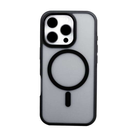 Tekne Matt MagSafe Case for iPhone 16 Pro | Matte Finish | MagSafe Compatible & Scratch-Resistant - Black