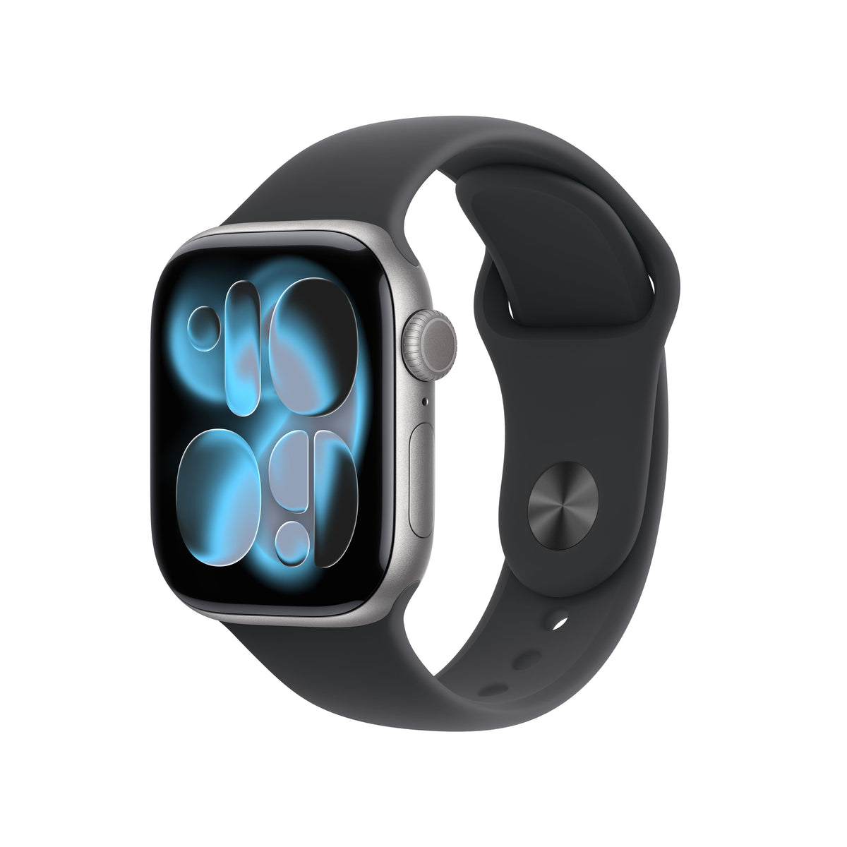 Apple Watch Series 11 GPS 42mm Space Grey Aluminium Case with Black Sport Band - M/L