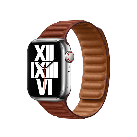 Apple 41mm Leather Link - M/L