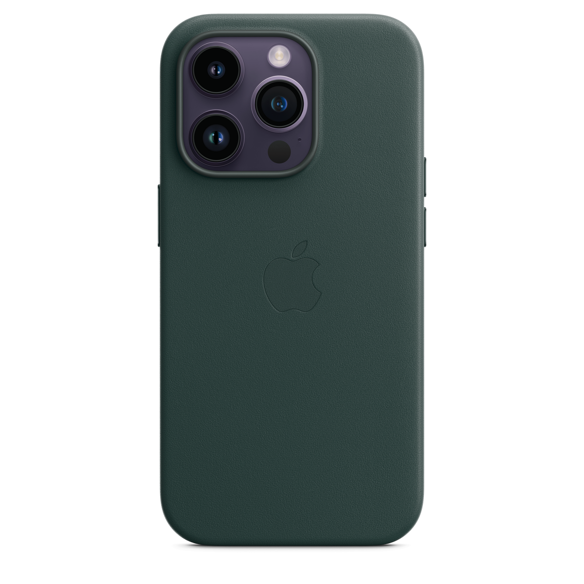 iPhone 14 Pro Leather Case with MagSafe - Forest Green