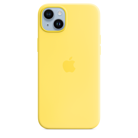 iPhone 14 Plus Silicone Case with MagSafe - Canary Yellow