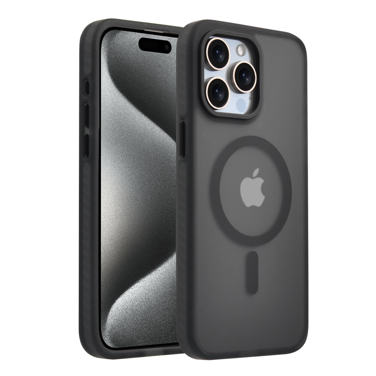 Pulse TPU TPE PC shockproof case for iPhone 15 Pro Max-Light Blue