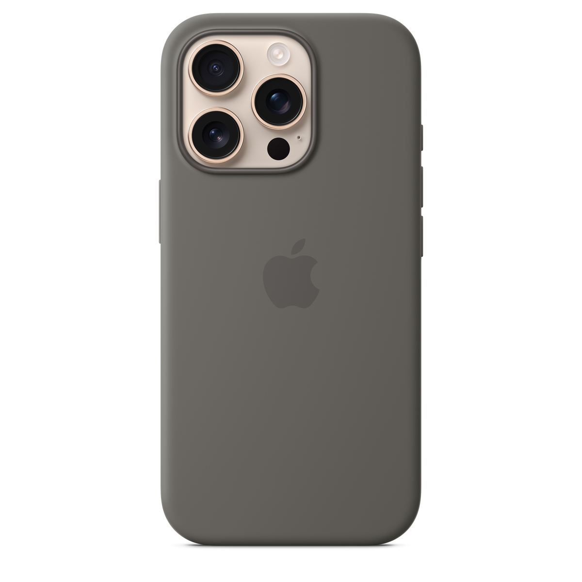iPhone 16 Pro Silicone Case with MagSafe - Stone Grey